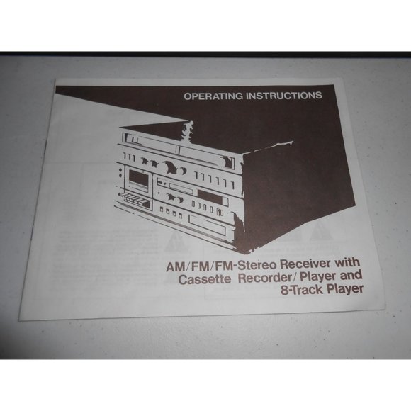 SOUNDESIGN 5958 AM/FM Stereo Receiver w/ Cassette Recorder/Player 8 track Player - Picture 2 of 12